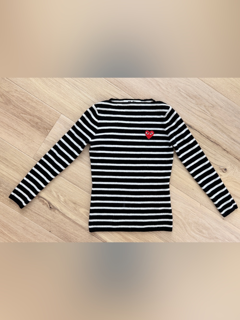 Comme des Garçons PLAY Black & White Striped Sweater